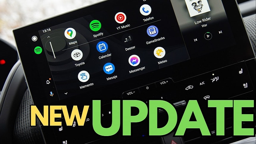 A new Android Auto update is rolling out